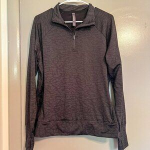 Mondetta Women's Black Track Quarter-Zip Jacket Size XL